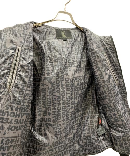 Hysteric Glamour（ヒステリックグラマー）Hysteric Glamour (ヒステリックグラマー) Hysteric Glamour　プリマロフトジャケット ブラック サイズ:Mの古着・服飾アイテム