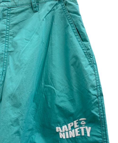 9090（9090）9090 (9090) AAPE BY A BATHING APE (エーエイプ バイ アベイシングエイプ) パンツ スカイブルー サイズ:Lの古着・服飾アイテム