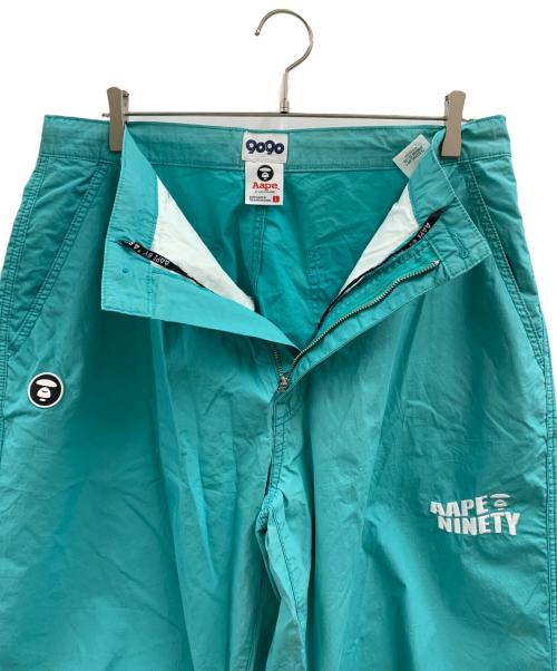 9090（9090）9090 (9090) Aape BY A BATHING APE (エーエイプ バイ アベイシングエイプ) パンツ スカイブルー サイズ:Lの古着・服飾アイテム