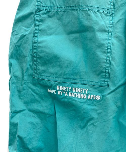 9090（9090）9090 (9090) AAPE BY A BATHING APE (エーエイプ バイ アベイシングエイプ) パンツ スカイブルー サイズ:Lの古着・服飾アイテム