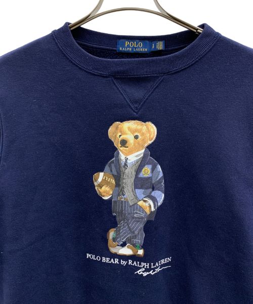 POLO RALPH LAUREN（ポロ・ラルフローレン）POLO RALPH LAUREN (ポロ・ラルフローレン) ポロベアスウェット ネイビー サイズ:Sの古着・服飾アイテム