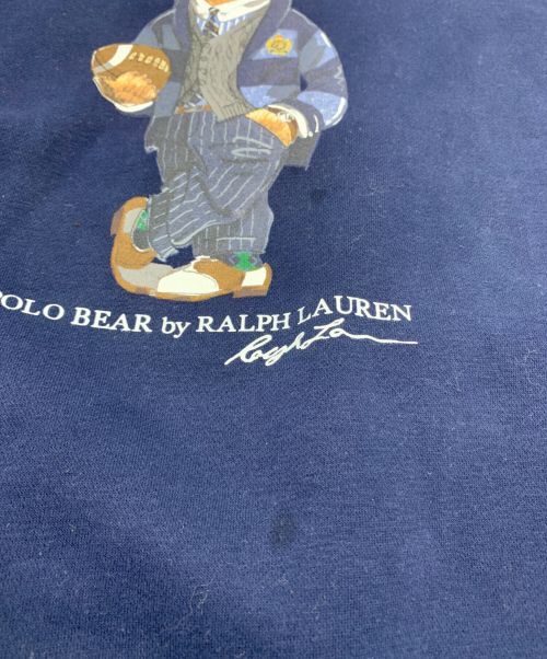 POLO RALPH LAUREN（ポロ・ラルフローレン）POLO RALPH LAUREN (ポロ・ラルフローレン) ポロベアスウェット ネイビー サイズ:Sの古着・服飾アイテム
