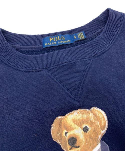POLO RALPH LAUREN（ポロ・ラルフローレン）POLO RALPH LAUREN (ポロ・ラルフローレン) ポロベアスウェット ネイビー サイズ:Sの古着・服飾アイテム