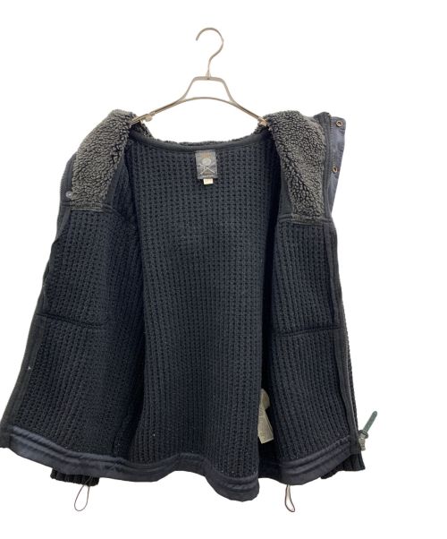 DIESEL（ディーゼル）DIESEL (ディーゼル) フーデッドニットジャケット ブラック サイズ:Sの古着・服飾アイテム