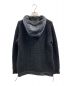 中古・古着 DIESEL (ディーゼル) フーデッドニットジャケット ブラック サイズ:S：4000円