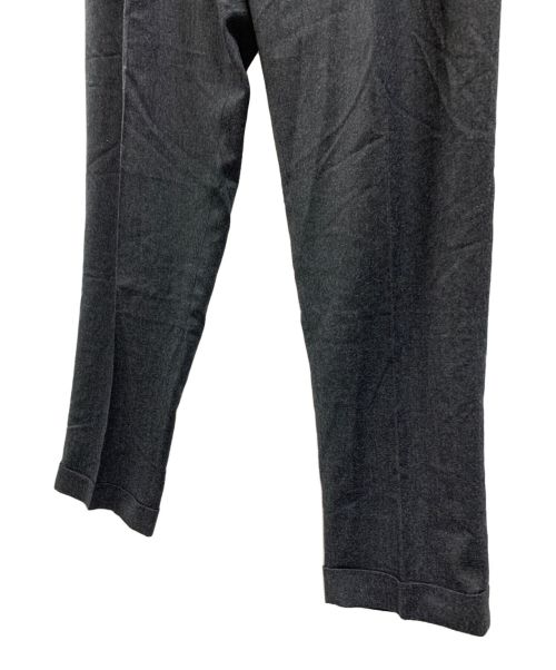 BERWICH（ベルウィッチ）BERWICH (ベルウィッチ) ウールサキソニー2インプリーツクロップドパンツ グレー サイズ:46(84ｃｍ)の古着・服飾アイテム