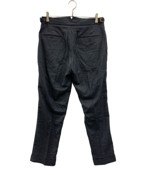 BERWICH（ベルウィッチ）BERWICH (ベルウィッチ) ウールサキソニー2インプリーツクロップドパンツ グレー サイズ:46(84ｃｍ)の古着・服飾アイテム