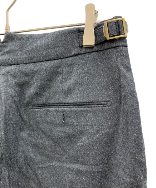 BERWICH（ベルウィッチ）BERWICH (ベルウィッチ) ウールサキソニー2インプリーツクロップドパンツ グレー サイズ:46(84ｃｍ)の古着・服飾アイテム