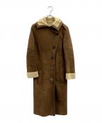 Karl Donoghueカールドノヒュー）の古着「Karl Donoghue　ムートンコート」｜ブラウン