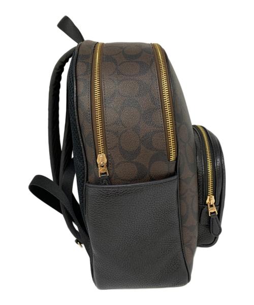 COACH（コーチ）COACH (コーチ) COACH　リュック ダークブラウン×ブラックの古着・服飾アイテム