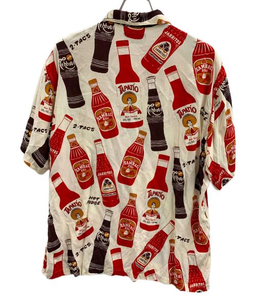 BROWN by 2-tacs（ブラウンバイツータックス）BROWN by 2-tacs (ブラウンバイツータックス) BROWN by 2-tacs（ブラウンバイツータックス）アロハシャツ レッド×ブラウン サイズ:XLの古着・服飾アイテム