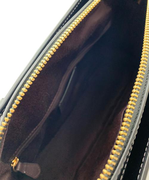 COACH（コーチ）COACH (コーチ) COACH　2WAYショルダーバッグ ダークブラウン×ブラックの古着・服飾アイテム