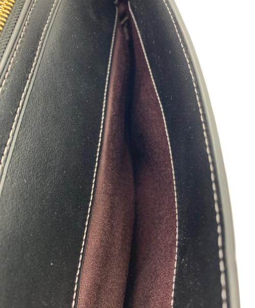 COACH（コーチ）COACH (コーチ) COACH　2WAYショルダーバッグ ダークブラウン×ブラックの古着・服飾アイテム