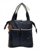 Castello Davinciカステロダヴィンチ）の古着「Castello Davinci 2WAYバッグ」｜ネイビー×ブラック