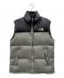 THE NORTH FACE（ザ ノース フェイス）の古着「THE NORTH FACE　ダウンベスト」｜ブラック×グレー