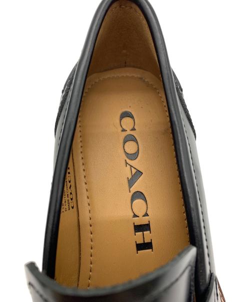 COACH（コーチ）COACH (コーチ) COACH　コインローファー ブラック サイズ:25の古着・服飾アイテム