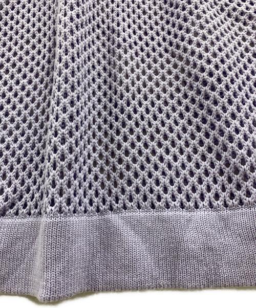 Ameri（アメリ）AMERI (アメリ) AMERI　MESH LONG KNIT ラベンダー サイズ:FREEの古着・服飾アイテム