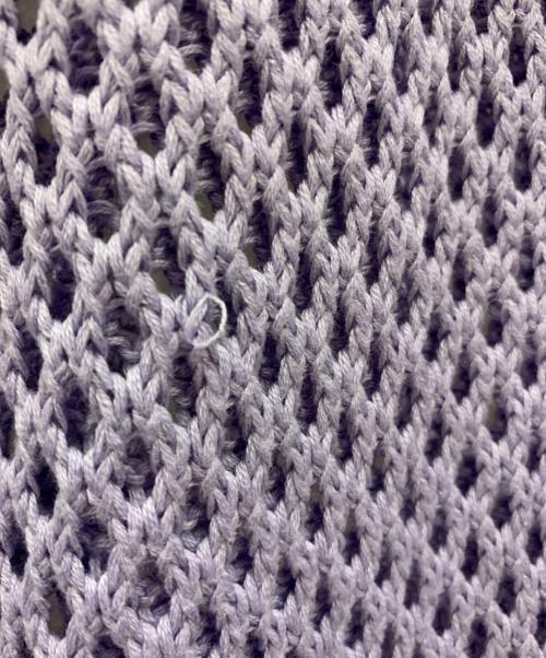 Ameri（アメリ）AMERI (アメリ) AMERI　MESH LONG KNIT ラベンダー サイズ:FREEの古着・服飾アイテム