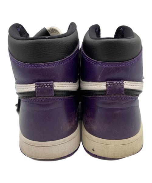 NIKE（ナイキ）NIKE (ナイキ) NIKE　ハイカットスニーカー パープル×ブラック サイズ:26ｃｍの古着・服飾アイテム