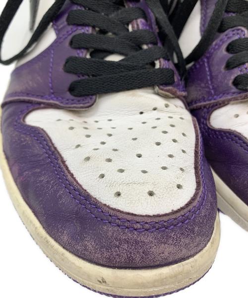 NIKE（ナイキ）NIKE (ナイキ) NIKE　ハイカットスニーカー パープル×ブラック サイズ:26ｃｍの古着・服飾アイテム