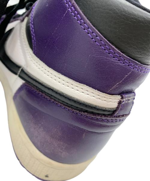 NIKE（ナイキ）NIKE (ナイキ) NIKE　ハイカットスニーカー パープル×ブラック サイズ:26ｃｍの古着・服飾アイテム