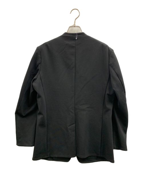 RAINMAKER（レインメーカー）RAINMAKER (レインメーカー) ストレッチ ノーカラージャケット ブラック サイズ:4の古着・服飾アイテム