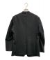中古・古着 RAINMAKER (レインメーカー) ストレッチ ノーカラージャケット ブラック サイズ:4：15000円