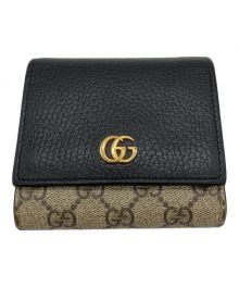 GUCCI（グッチ）の古着「2つ折り財布」｜ブラック×ブラウン