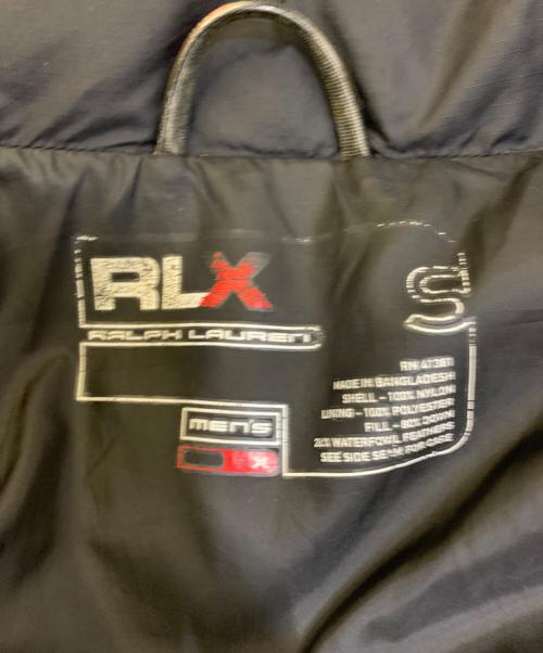 RLX RALPH LAUREN（アールエルエックスラルフローレン）RLX RALPH LAUREN (アールエルエックスラルフローレン) RLX RALPH LAUREN　ダウンジャケット ブラック サイズ:Sの古着・服飾アイテム
