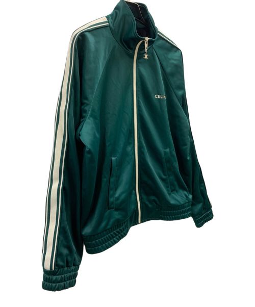 CELINE（セリーヌ）CELINE (セリーヌ) トラックスーツジャケット グリーン サイズ:Lの古着・服飾アイテム