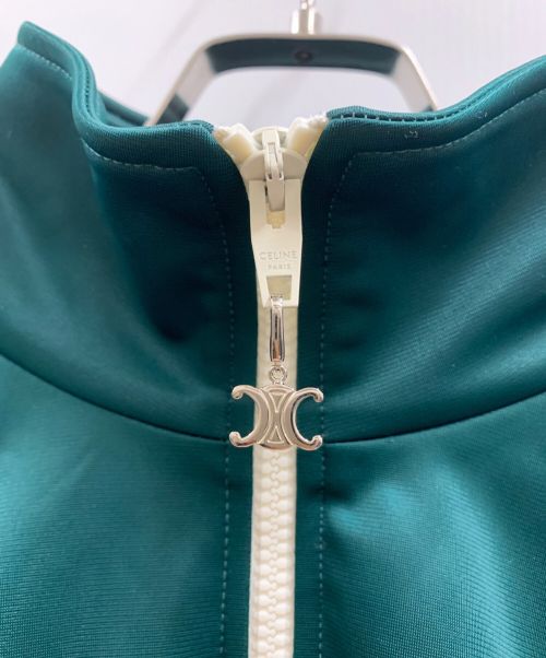 CELINE（セリーヌ）CELINE (セリーヌ) トラックスーツジャケット グリーン サイズ:Lの古着・服飾アイテム