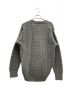 aran WOOLLEN MILLS (アラン ウーレンミルズ) aran woollen mills　ケーブルニットカーディガン グレー サイズ:FREE：4000円