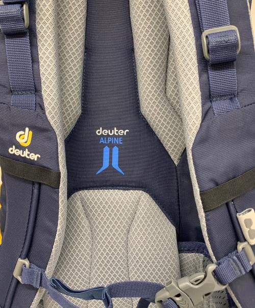 deuter（ドイター）deuter (ドイター) deuter　バックパック イエロー×ネイビーの古着・服飾アイテム