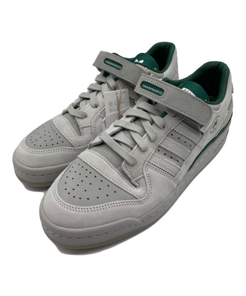 adidas（アディダス）adidas (アディダス) スニーカー グレー×グリーン サイズ:28.5ｃｍの古着・服飾アイテム