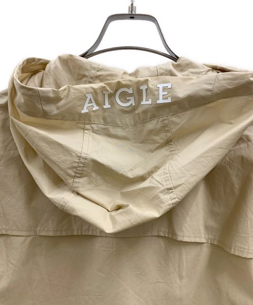 AIGLE（エーグル）AIGLE (エーグル) フーデッドジャケット ベージュ サイズ:Mの古着・服飾アイテム