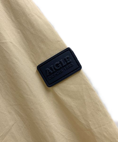 AIGLE（エーグル）AIGLE (エーグル) フーデッドジャケット ベージュ サイズ:Mの古着・服飾アイテム