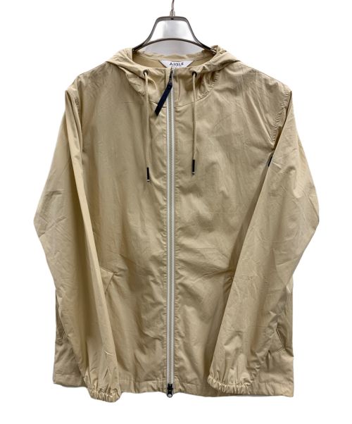 AIGLE（エーグル）AIGLE (エーグル) フーデッドジャケット ベージュ サイズ:Mの古着・服飾アイテム