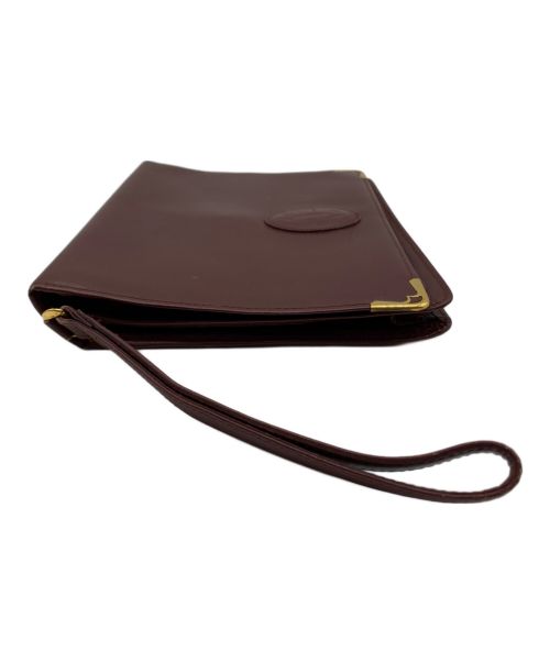 Cartier（カルティエ）Cartier (カルティエ) セカンドバッグ ワインレッドの古着・服飾アイテム