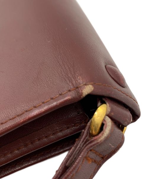 Cartier（カルティエ）Cartier (カルティエ) セカンドバッグ ワインレッドの古着・服飾アイテム