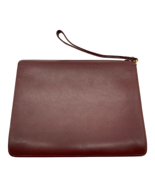 Cartier（カルティエ）Cartier (カルティエ) セカンドバッグ ワインレッドの古着・服飾アイテム