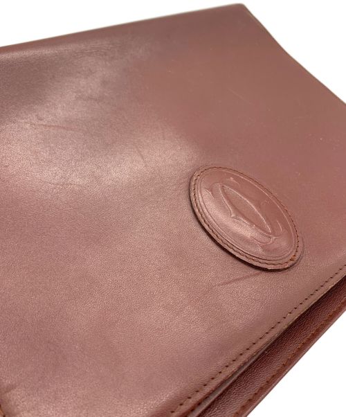 Cartier（カルティエ）Cartier (カルティエ) セカンドバッグ ワインレッドの古着・服飾アイテム
