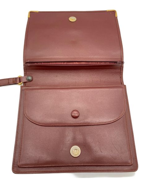 Cartier（カルティエ）Cartier (カルティエ) セカンドバッグ ワインレッドの古着・服飾アイテム