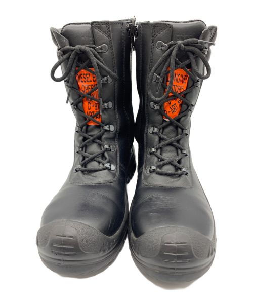 DIESEL（ディーゼル）DIESEL (ディーゼル) ミリタリーブーツ ブラック サイズ:25.5ｃｍの古着・服飾アイテム