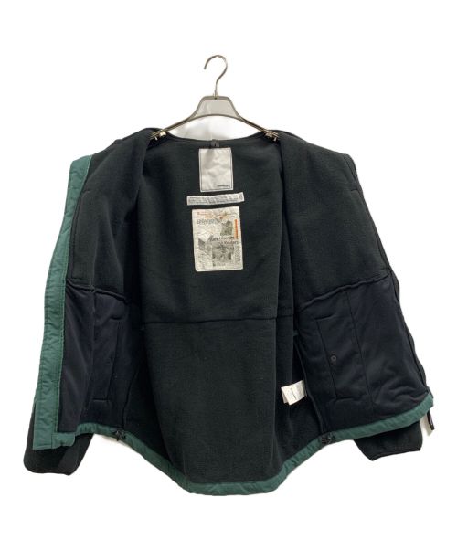 Liberaiders（リベレイダース）Liberaiders (リベレイダース) Liberaiders　フーデッドジャケット グリーン×ブラック サイズ:Mの古着・服飾アイテム