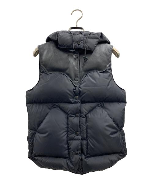 RockyMountainFeatherBed（ロッキーマウンテンフェザーベッド）RockyMountainFeatherBed Hysteric Glamour (ヒステリックグラマー) RockyMountainFeatherBed　Hysteric Glamour　ダウンベスト ブラック サイズ:FREEの古着・服飾アイテム