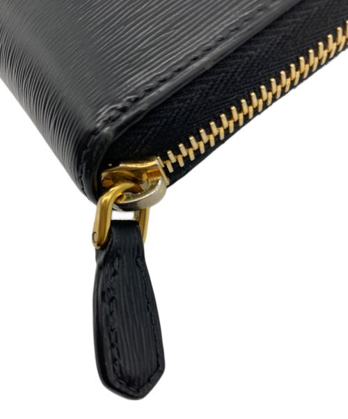 PRADA（プラダ）PRADA (プラダ) ラウンドファスナー長財布 ブラックの古着・服飾アイテム