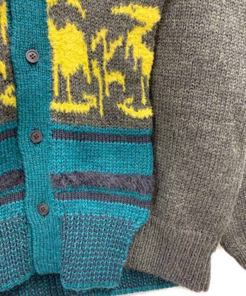 TOGA VIRILIS（トーガ ビリリース）TOGA VIRILIS (トーガ ビリリース) TOGA VIRILIS　ニットカーディガン グリーン サイズ:46 未使用品の古着・服飾アイテム