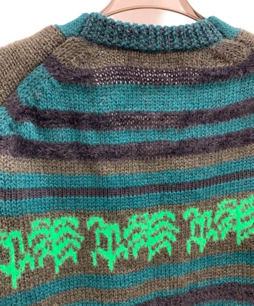 TOGA VIRILIS（トーガ ビリリース）TOGA VIRILIS (トーガ ビリリース) TOGA VIRILIS　ニットカーディガン グリーン サイズ:46 未使用品の古着・服飾アイテム