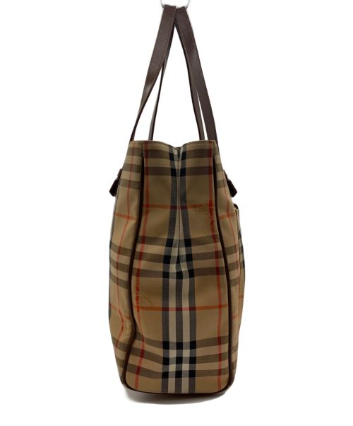 Burberry's（バーバリー）Burberry's (バーバリーズ) トートバッグ ベージュ×ブラウンの古着・服飾アイテム