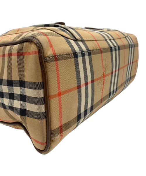 Burberry's（バーバリー）Burberry's (バーバリーズ) トートバッグ ベージュ×ブラウンの古着・服飾アイテム